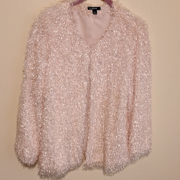 Alfani Soft Cream Teddy Jacket - Picture 1 of 8